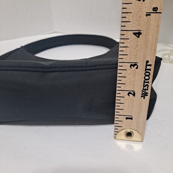 Prada Tessuto Sport Black Nylon Handbag EUC Authentic Zipper Closure - Picture 15 of 16